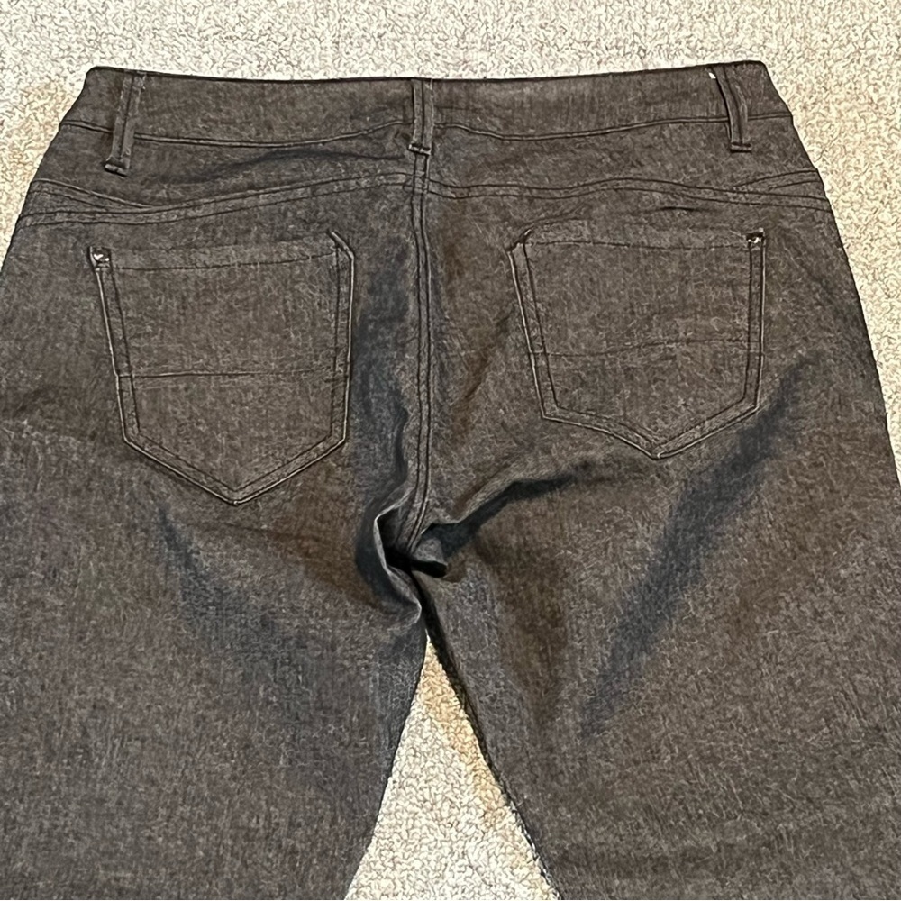 Lole Jeans Womens Size 8 Gray Ankle Zipper Pockets Stretch Denim - Picture 7 of 10